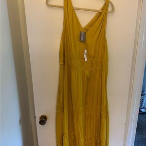 Dolan Mustard Maxi Dress